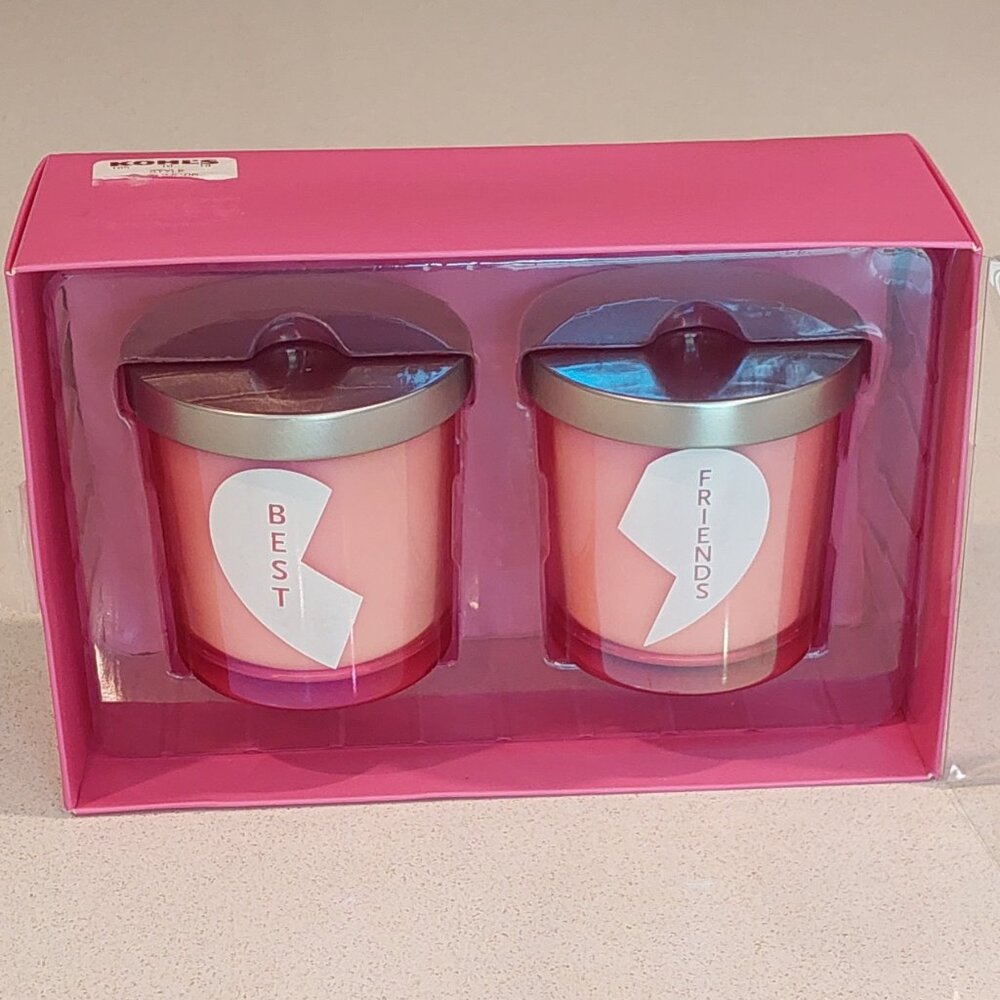 Sonoma Best Friends Boxed Pink Candle Gift Set